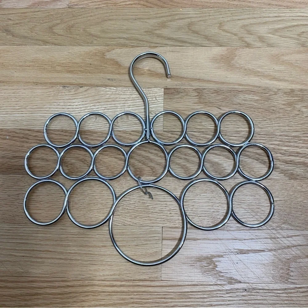 Metal Scarf Holder Hanger Circle Closet